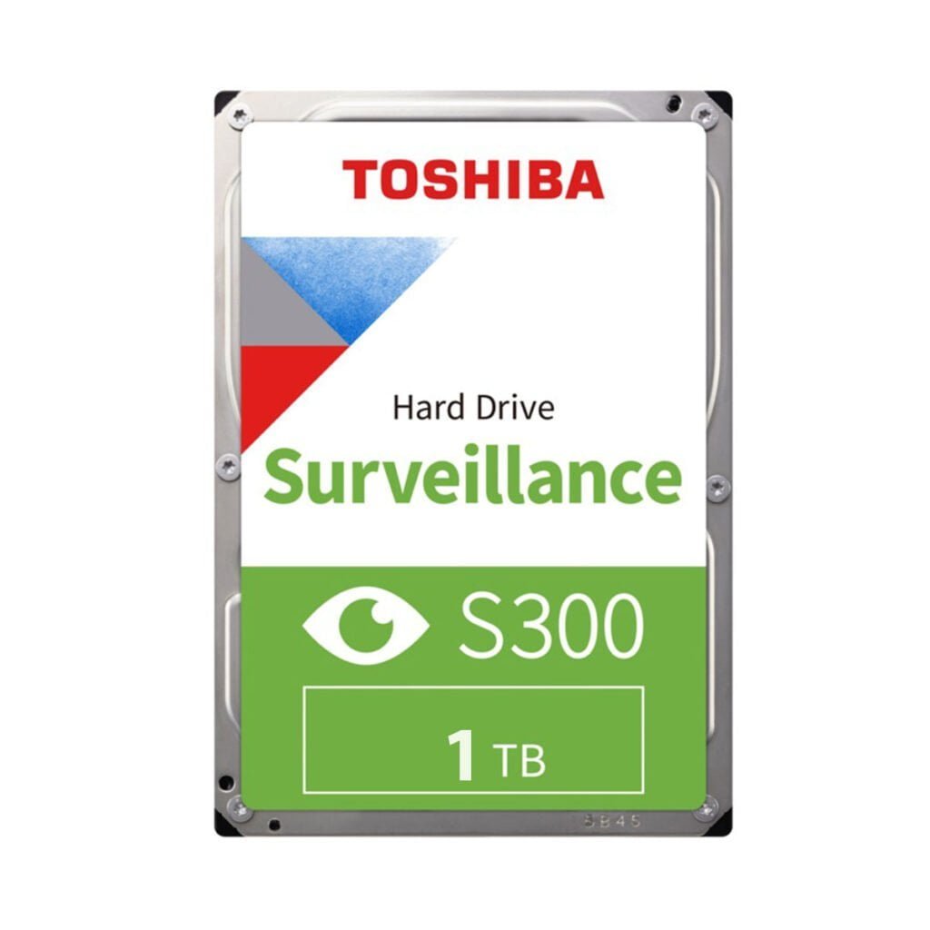 Toshiba 1TB S300 3.5" SATA Hard Drive Surveillance Storage - CCTV Kits - CCTV Cameras | Home CCTV