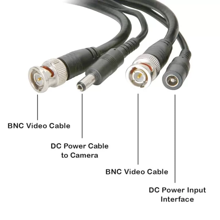 Sentry BNC Video Power Cable For HD CCTV Camera DVR Security Surveillance System installation OEM | Home-CCTV