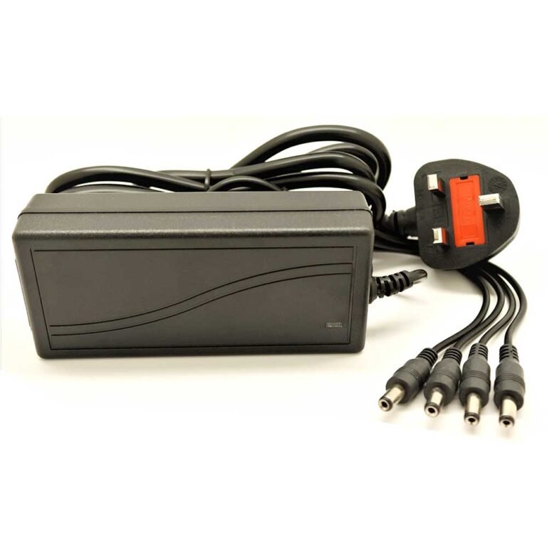 Sentry 12v 5A Power Supply Adapter with 4 way Splitter for CCTV Camera - image 2 | Home-CCTV