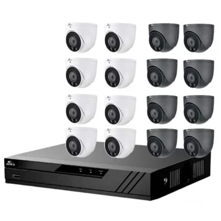 OYN-X Eagle 5MP CCTV kits 16 Channel DVR full Colour view Cameras Penta-Brid AoC