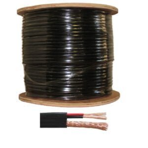 Pro Grade LSF (low smoke and fume) 100m RG59 shotgun cable reel