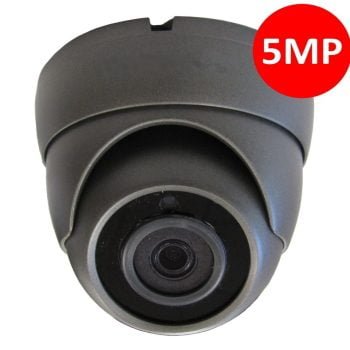 Sentry CCTV Dome Camera 5mp TVI AHD HD Sony CMOS 3.6mm LENS 20m IR (Grey)