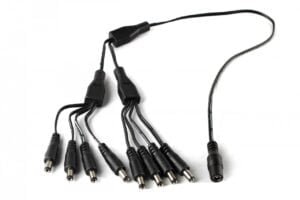 Sentry CCTV - 8 Way Power splitter cable for PSU CCTV Power Supply
