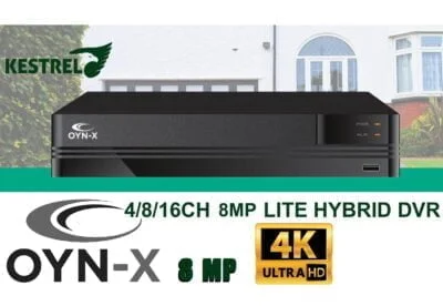 OYN-X KESTREL CCTV Kit 16 Channel DVR 8MP /4k Dome Camera