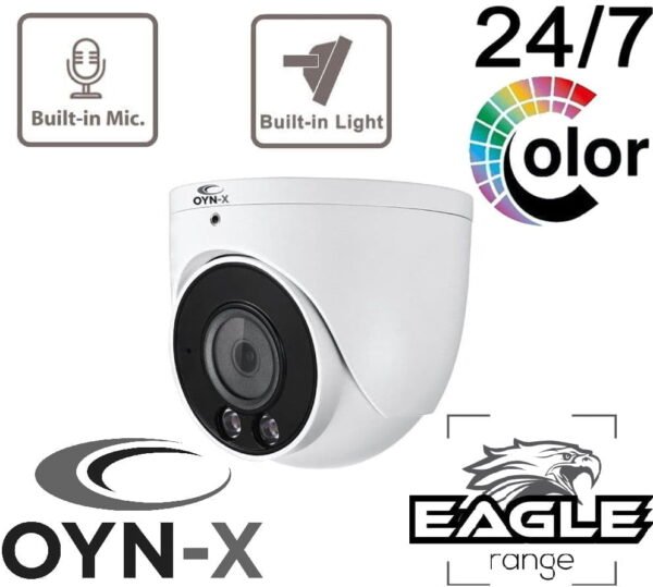 eagle oynx 5mp full colour cctv turret camera