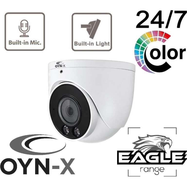 eagle oynx 5mp full colour cctv turret camera