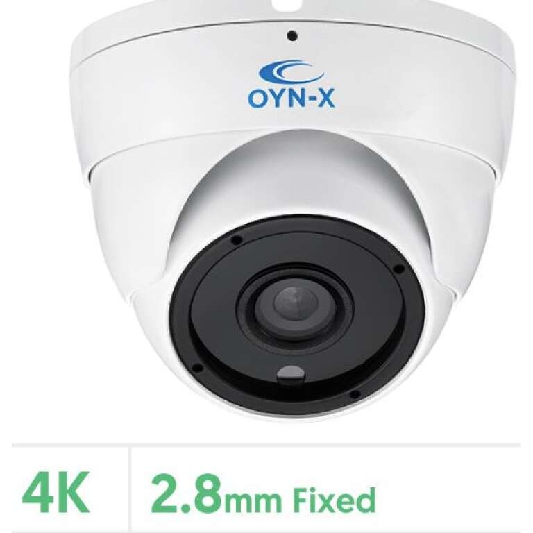 4K 4-in-1 Fixed Lens Turret Camera with 24pcs IR (White)
