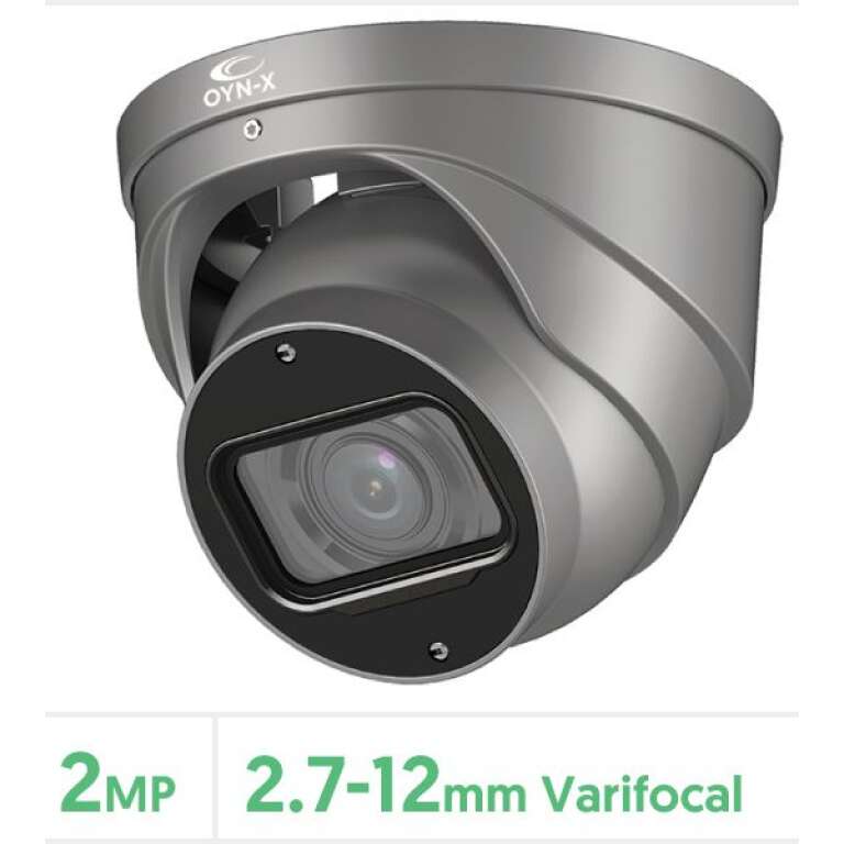 Eagle 2MP Varifocal Motorised Lens HDCVI IR Turret Camera (Grey)