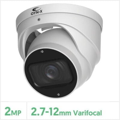 Eagle 2MP Varifocal Motorised Lens HDCVI IR Turret Camera (White)