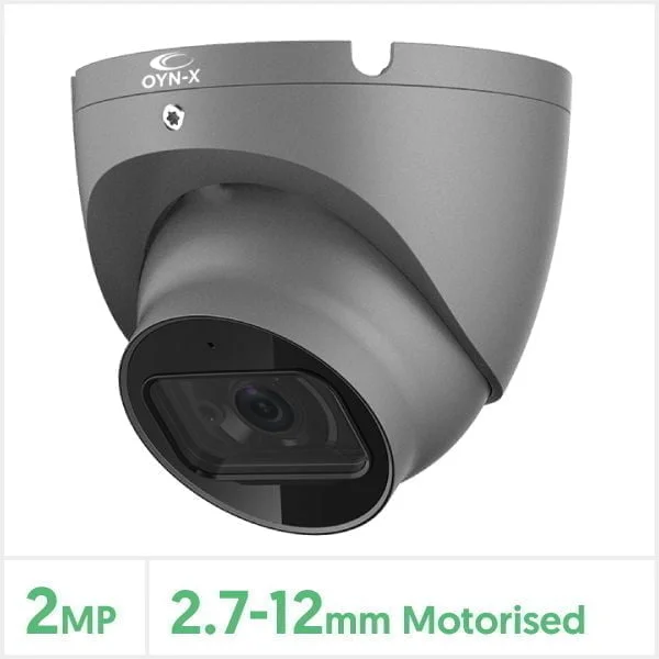 eagle 2 tur poc mg Eagle 2MP Motorised Lens HDCVI POC IR Turret Camera (Grey)