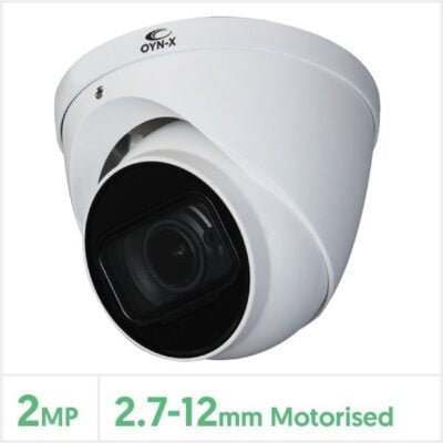 Eagle 2MP Motorised Lens HDCVI POC IR Turret Camera (White)