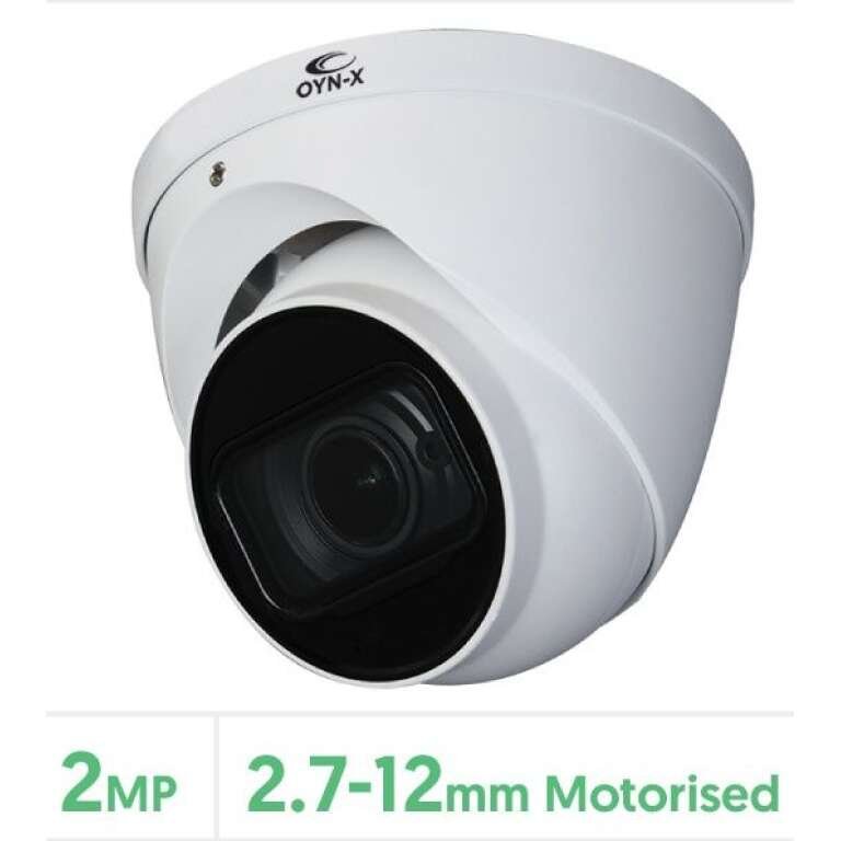 Eagle 2MP Motorised Lens HDCVI POC IR Turret Camera (White)
