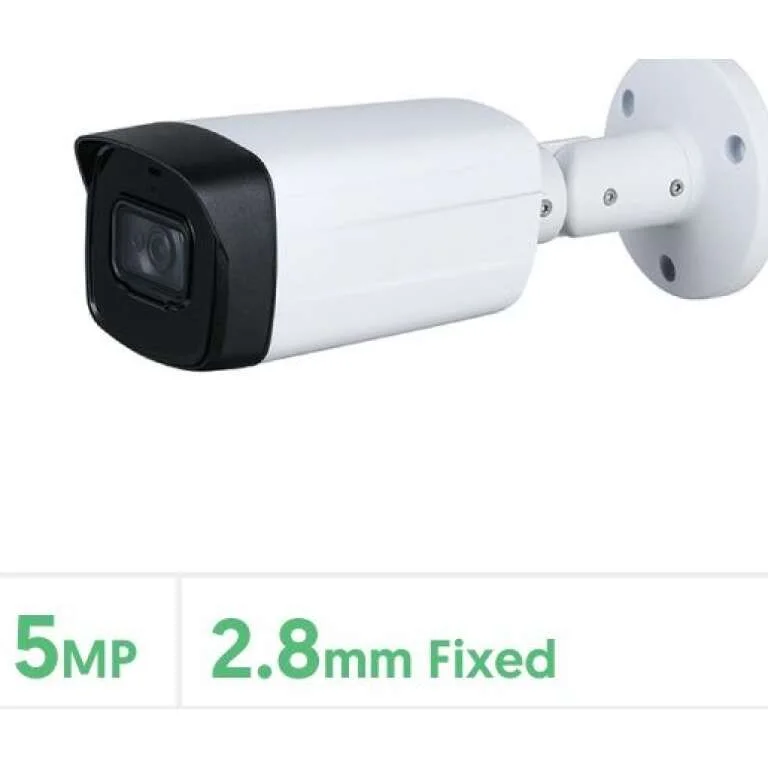 Eagle 5MP Fixed Lens HDCVI IR Bullet Camera (White)