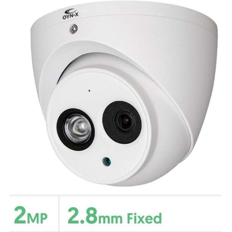 Eagle 2MP Fixed Lens HDCVI IR Turret Camera with 50m IR Range (White)