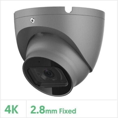 Eagle 4K/8MP Fixed Lens HDCVI IR Turret Camera (Grey)