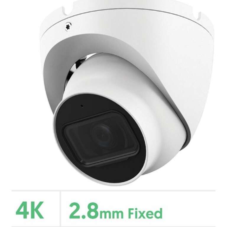 Eagle 4K/8MP Fixed Lens HDCVI IR Turret Camera (White)