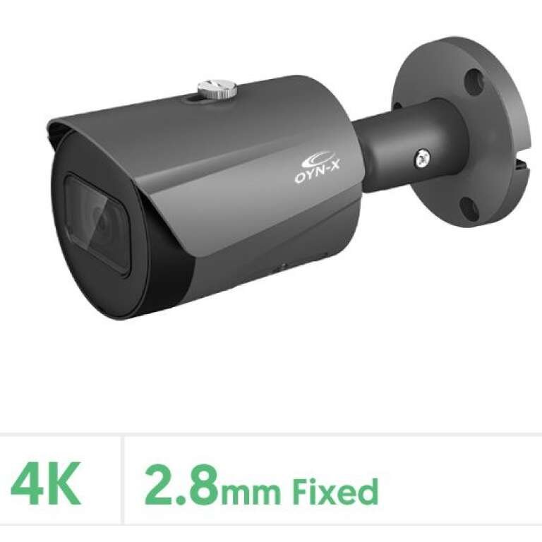 Eagle 4K/8MP Fixed Lens Lite IR Network Bullet Camera (Grey)