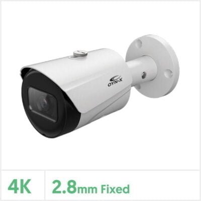 Eagle 4K/8MP Fixed Lens Lite IR Network Bullet Camera (White)