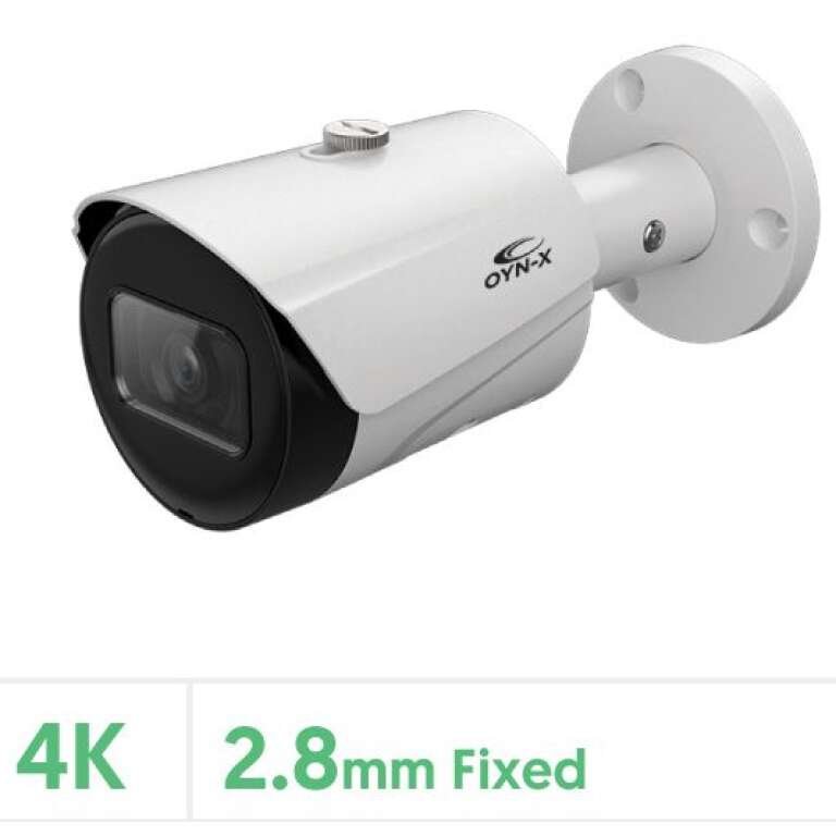 Eagle 4K/8MP Fixed Lens Lite IR Network Bullet Camera (White)