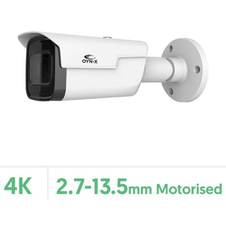 Eagle 4K/8MP Varifocal Motorised Lens Network Bullet Camera (White)