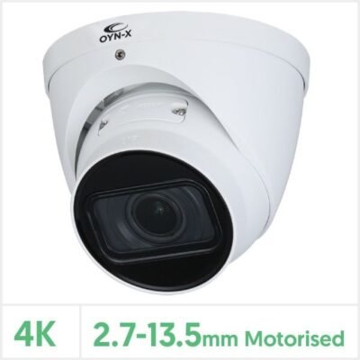 Eagle 4K/8MP Varifocal Motorised Lens Lite IR Network Turret Camera (White)