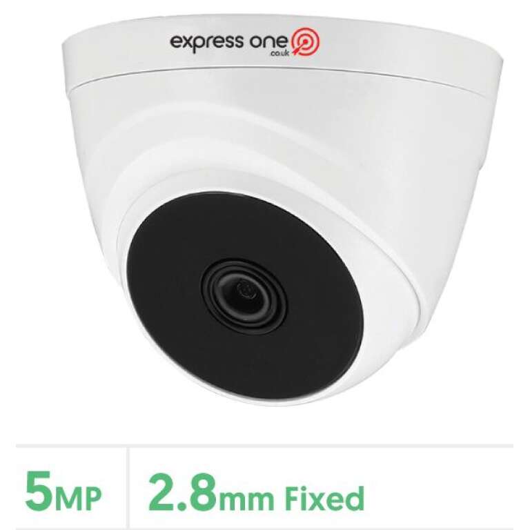 Express One 5MP HDCVI Indoor IR Fixed Lens CCTV Turret Camera - EXP-5MP-TUR-FW