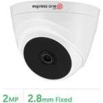 Express One 2MP HDCVI Indoor IR Fixed Lens CCTV Turret Camera (Grey) - CCTV Cameras | CCTV Kits | Home CCTV