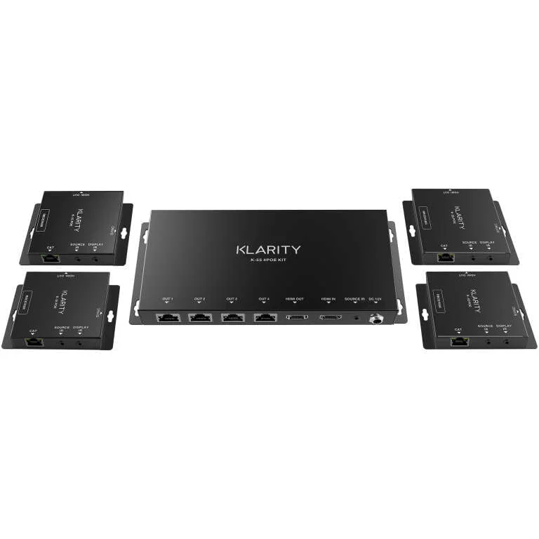 Klarity K-55 Full HD 1080p HDMI Extender Over CAT 5e/6/6A/7