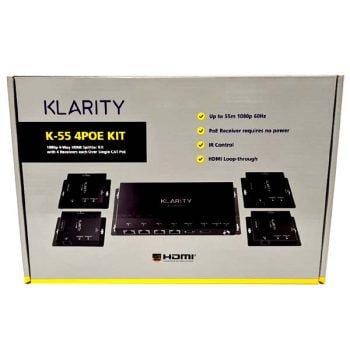 Klarity K-55 Full HD 1080p HDMI Extender Over CAT 5e/6/6A/7