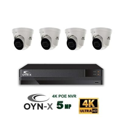 OYN-X Kestrel CCTV 5MP HD camera 4ch NVR IP kit