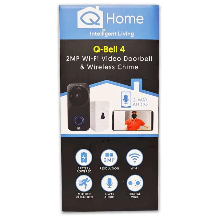2mp Wireless Doorbell Camera / WiFi Video Doorbell with Chime
