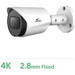 Eagle 4K/8MP Fixed Lens CCTV Bullet Camera (White) - CCTV Cameras | CCTV Kits | Home CCTV