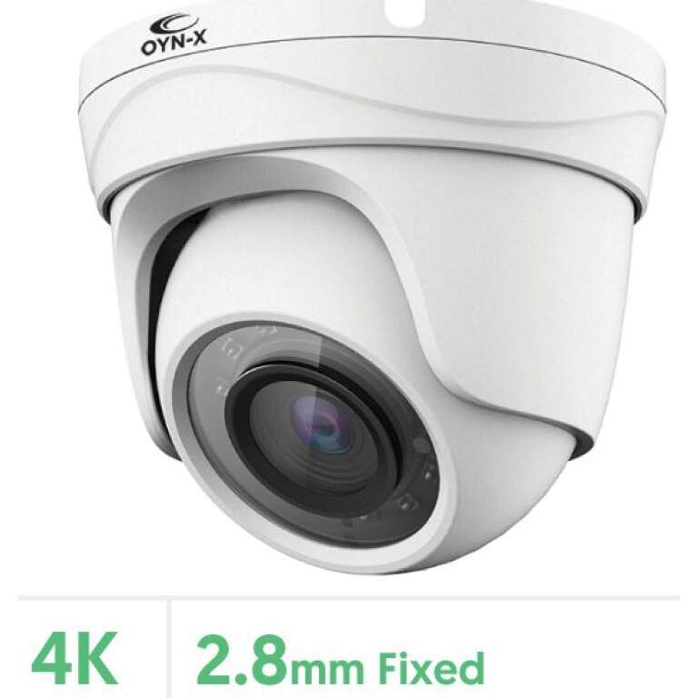 Eagle 4K Fixed Lens Real-Time HDCVI POC IR Turret Camera - EAGLE-30M-8-TUR-FW