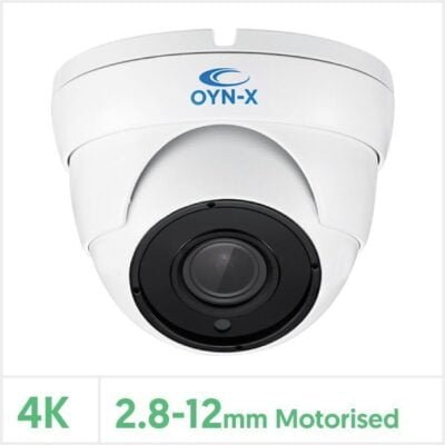 OYN-X 4K/8MP Turret Camera 4-in-1 Motorised Lens (White)- CCTV Kits - CCTV Cameras | Home CCVTV