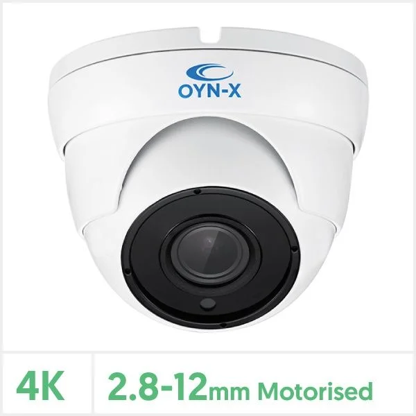 OYN-X 4K/8MP Turret Camera 4-in-1 Motorised Lens (White)- CCTV Kits - CCTV Cameras | Home CCVTV