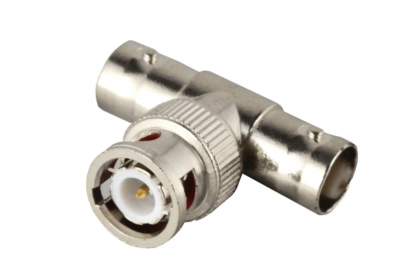 Sentry CCTV - T Shaped BNC Splitter Male to 2 Female CCTV 2 way Connection - 10x pack - Image 3