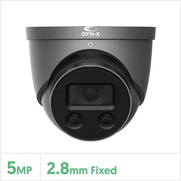 Eagle 5MP IR Fixed Lens Turret CCTV Camera Grey