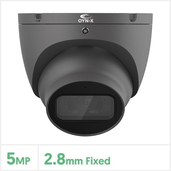 Eagle 5MP Fixed Lens Starlight HDCVI IR Turret Camera (Grey) - CCTV Camera | CCTV Kits | Home-CCTV