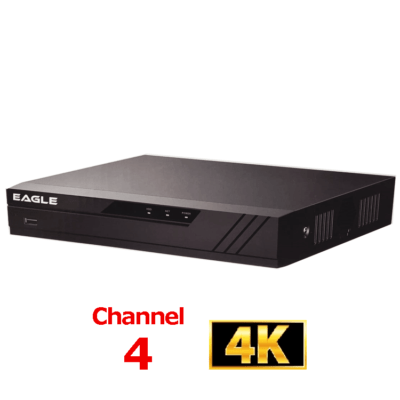 Eagle NVR 4 Channel 4K/8MP Compact 4POE (No storage)