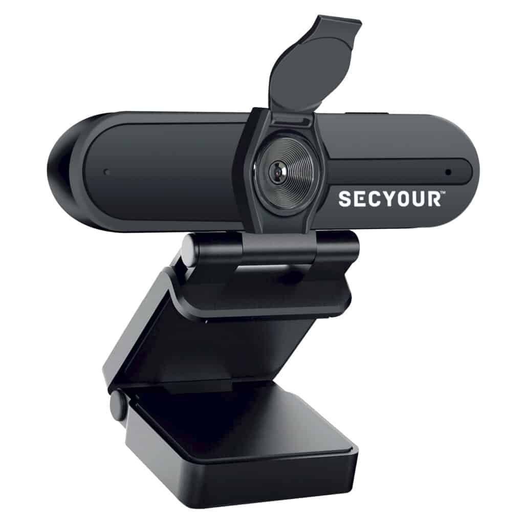 SECYOUR 4mp 1080p Live streaming Webcam | 6m mic pickup range, 1.8m USB 2.0 cable, supports 2K/1080p video output and is DRC digital WDR, 2D DNR.