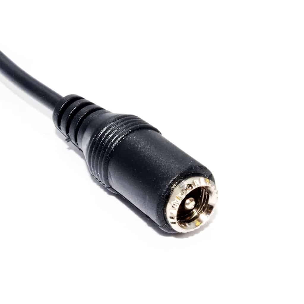 5.5 x 2.1mm Right Angled DC Power Male Female CCTV Extension Cable 5m (5 meters)
