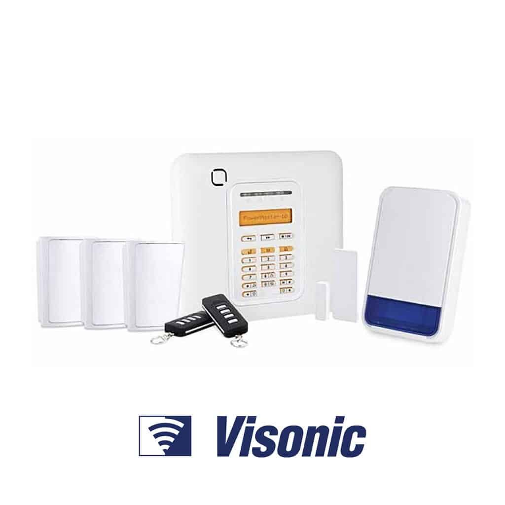Visonic Kit powermaster GTX with 3 PIR and Bell Wireless Alarm System - Home Security