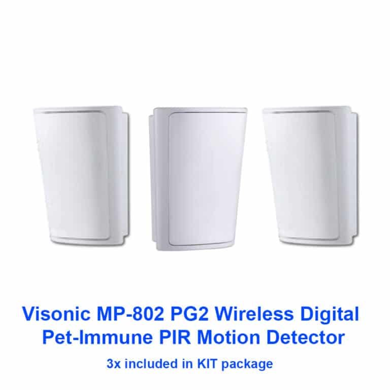 Visonic Kit PowerMaster GTX with 3 PIR and Bell Wireless Alarm System - Home Security