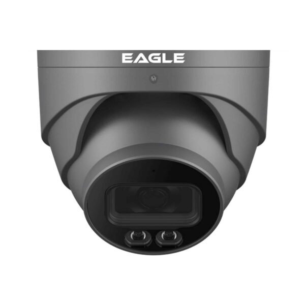 4MP Full-Colour Fixed Network Turret CCTV Camera (Grey)