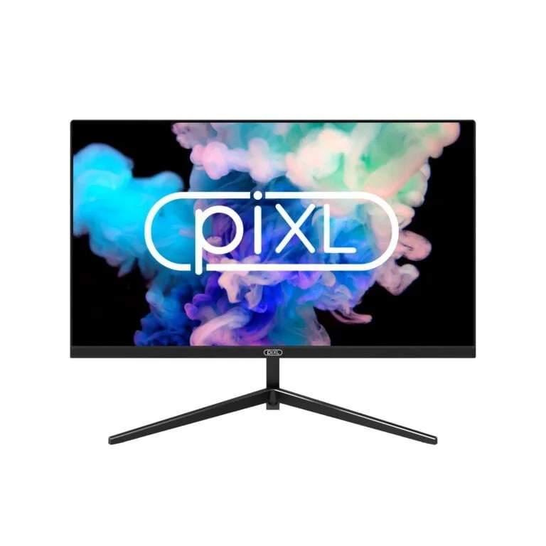 piXL CM215F17 21.5" inch Frameless Slim LED Monitor, Full HD 1920 x 1080, 5ms Response Time, 75Hz Refresh Rate, VGA / HDMI, 16.7 Million Colour Support, Black Colour - home-cctv