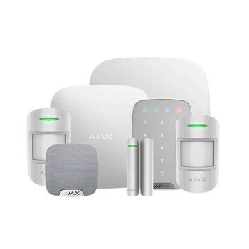 Ajax Kit 3 Hub2 (2G) + MP DD House with keypad (White) - Wireless Security Alarm System - Home-CCTV