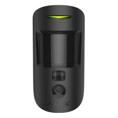 Ajax MotionCam (Black) Wireless Motion Detector with Camera Alarm System - home-cctv
