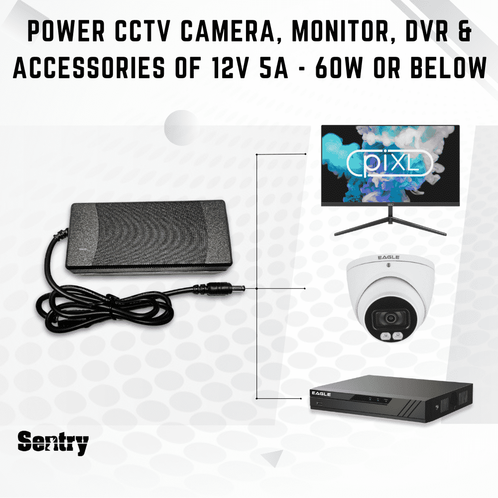 thumbnail image 2 of 12V DC Power Adapter & Audio Microphone Set For CCTV Security Cameras - 2.5mm Jack, Plug-and-Play 2 of 13
