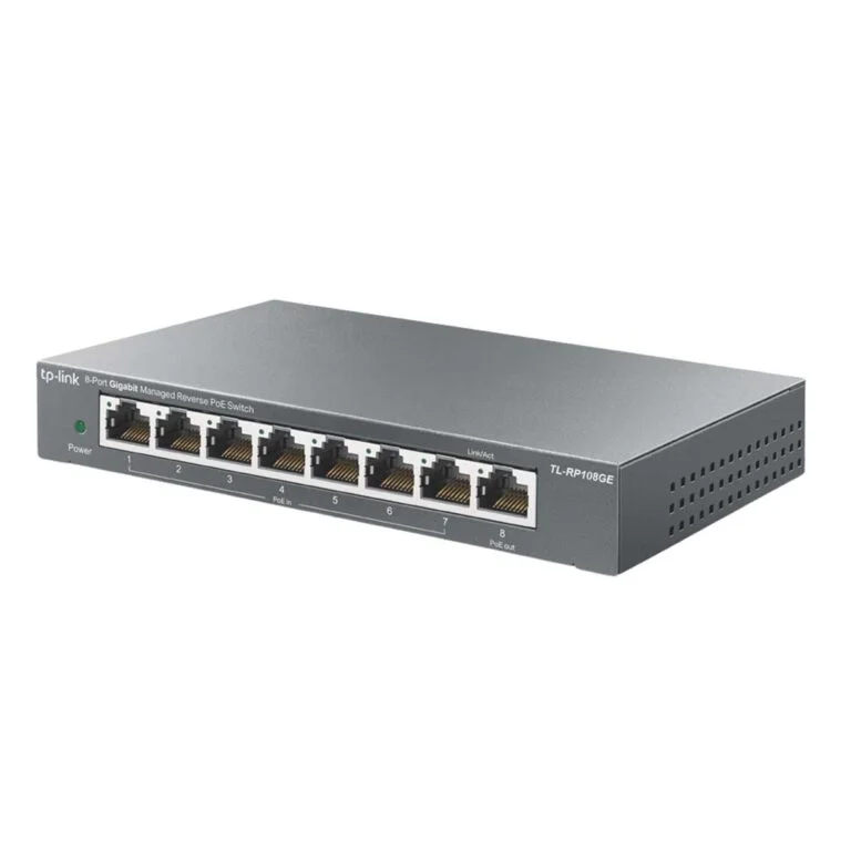 TP-Link 8-Port Gigabit Managed Reverse PoE Switch TL-RP108GE | Home-CCTV