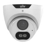 Uniview 2MP ColourHunter HD 2.8mm Fixed Lens Analogue Turret CCTV Camera Mic AoC Full Colour Half Metal Housing | Home-CCTV